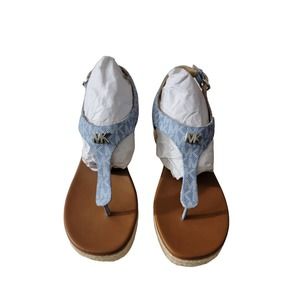 Michael Kors Baby Blue Espadrille sandals